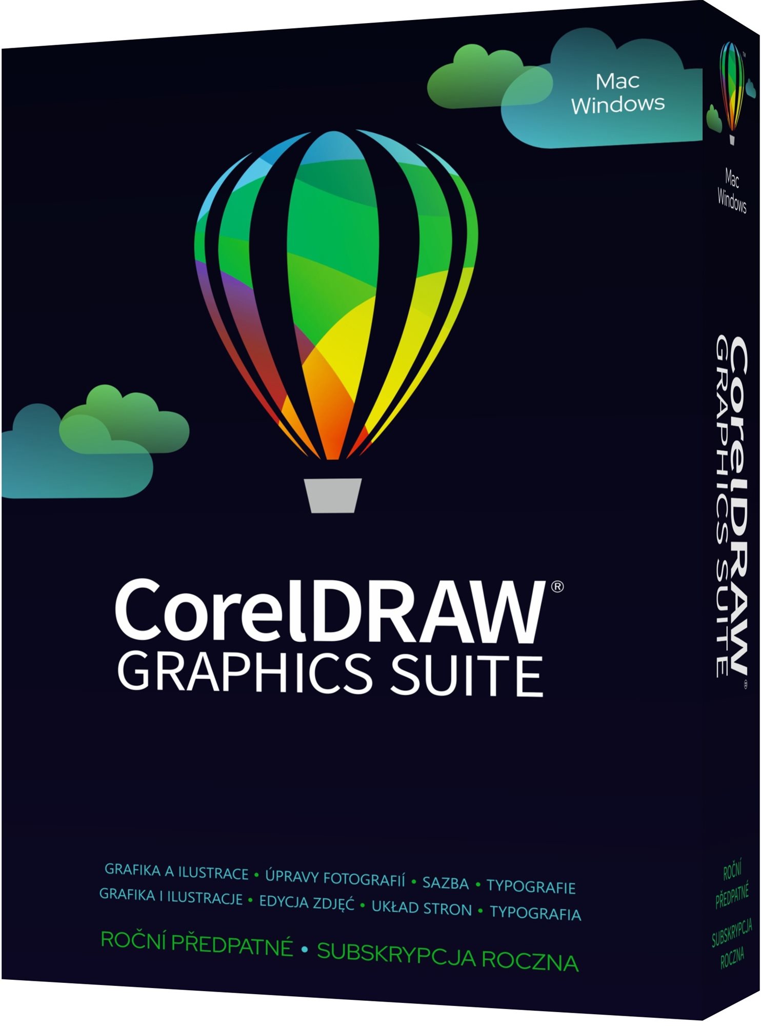 CorelDRAW Graphics Suite 365, Win (elektronická licencia) Grafický...