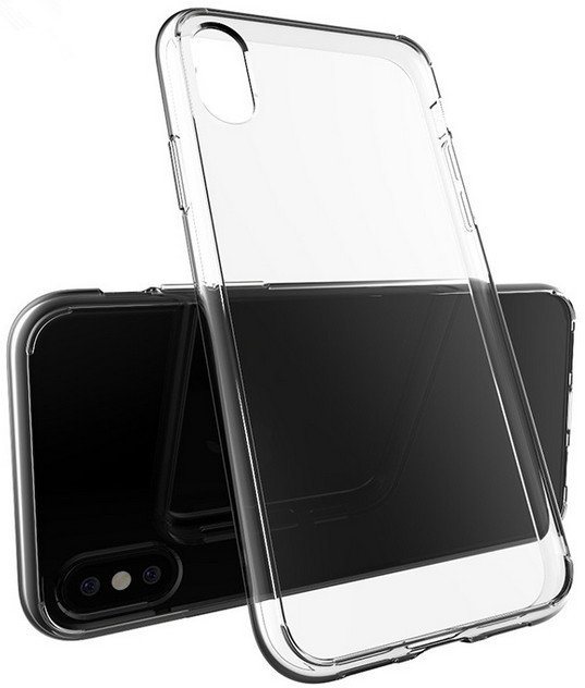 Epico Twiggy Gloss for iPhone X, white transparent Phone Cover