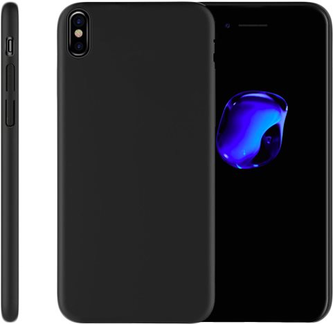 Epico Ultimate Gloss for iPhone X - Black Phone Cover