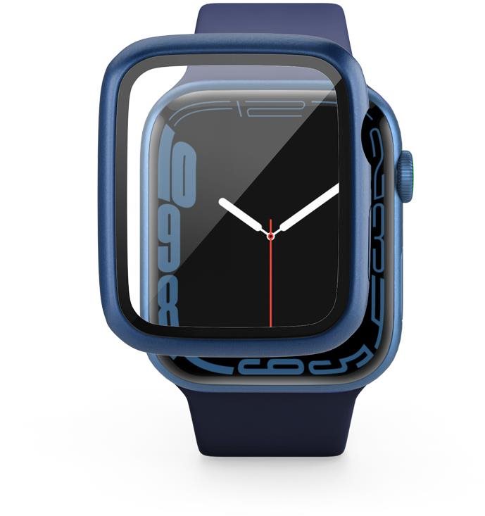Epico Glass Case Apple Watch 7 (41 mm) - blue metallic Ochranný...