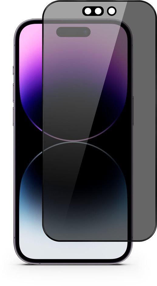 Epico Edge To Edge Privacy Glass IM iPhone 13/13 Pro/14 Schwarz...