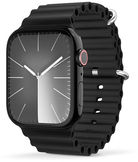 Epico Ocean für Apple Watch 42/44/45/49 - schwarz Armband