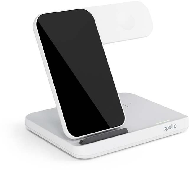 Spello by Epico 3in1 Samsung vezeték nélküli töltőállvány - fehér...