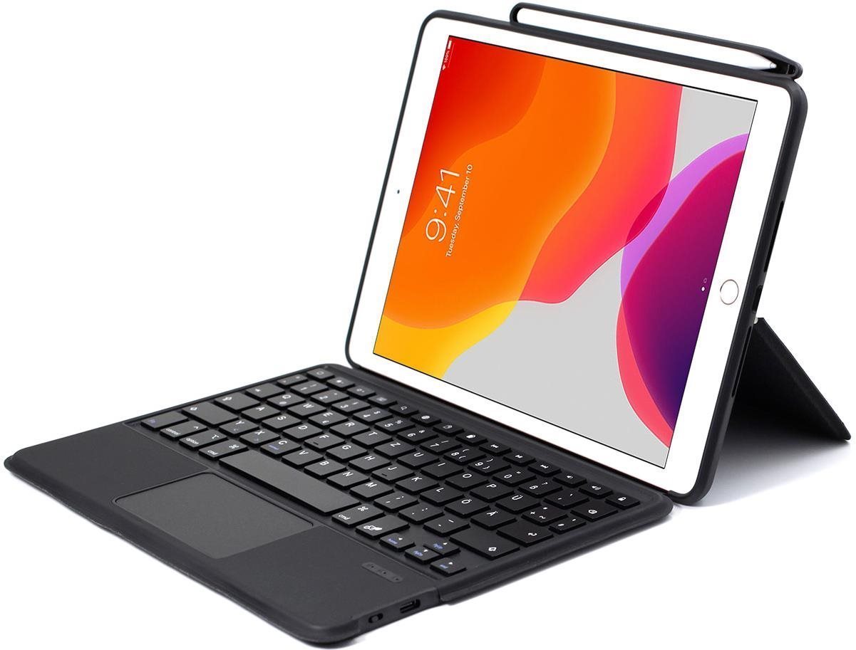 Epico Keyboard Case iPad 10,2" - Qwerty/schwarz Hülle für Tablet...