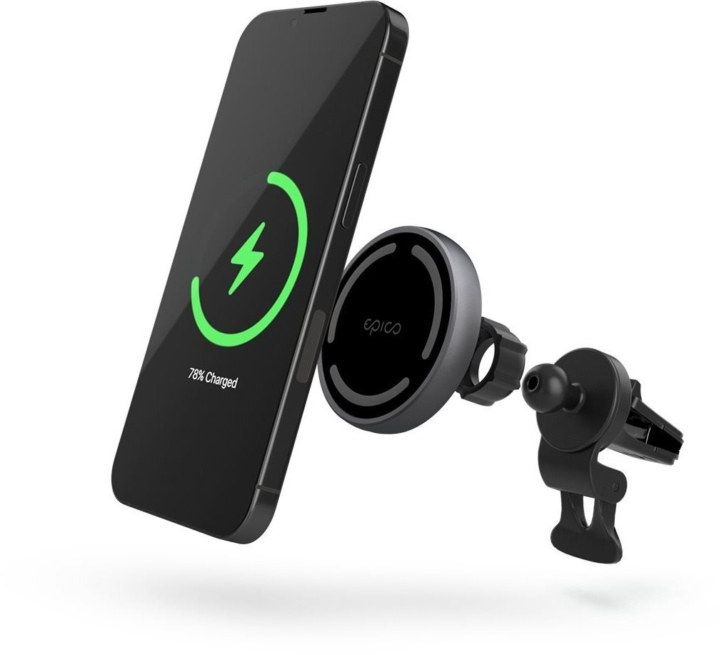 Epico bezdrôtová autonabíjačka 15 W s podporou uchytenia MagSafe a...