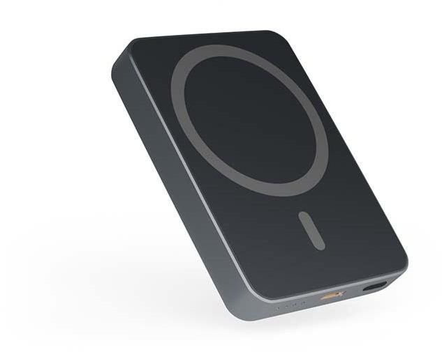 Epico Mag+, alumínium, 5000mAh - szürke Power bank