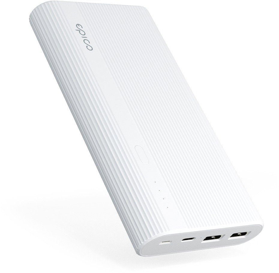 Epico 20, multiport, 100mAh - fehér Power bank