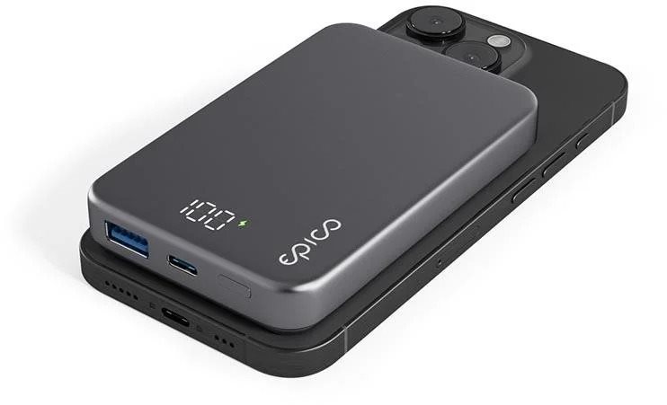 Epico Mag+ 10000mAh, alumínium, asztroszürke Power bank