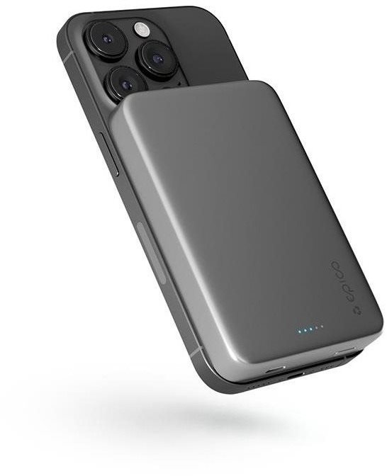 Epico Resolve Mag+ Dual Power Bank 5000 mAh – vesmírne sivá Powerbank