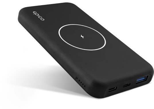 EPICO WIRELESS PD POWER BANK - Black Power Bank