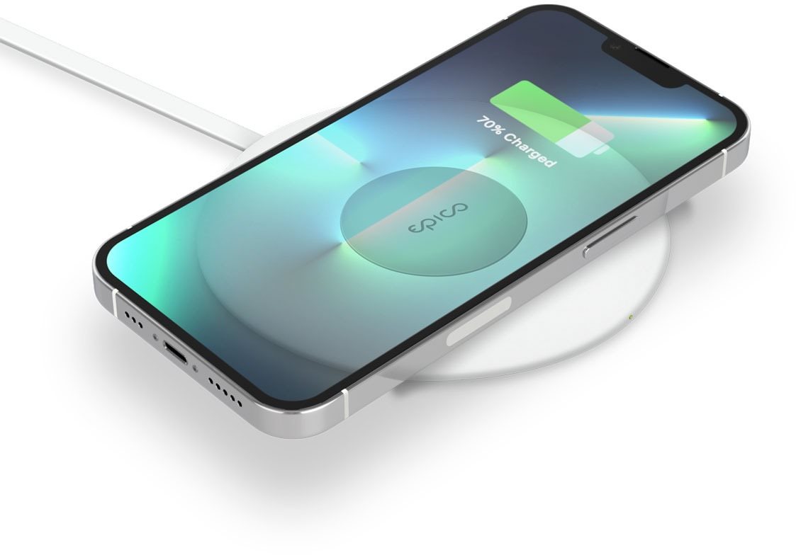 Epico Wireless Charger 10W - White Wireless Charger