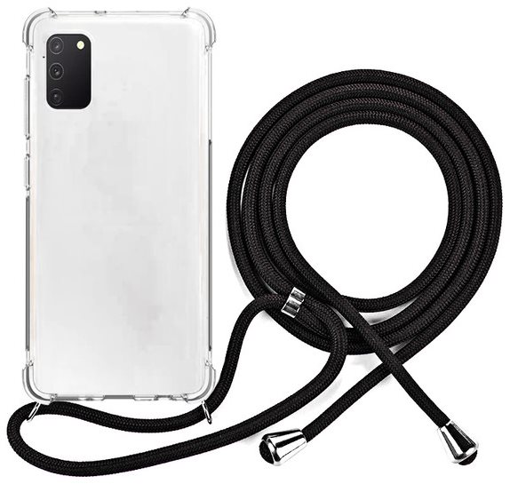 Epico Nake String Case Samsung Galaxy A41, Transparent White/Black...