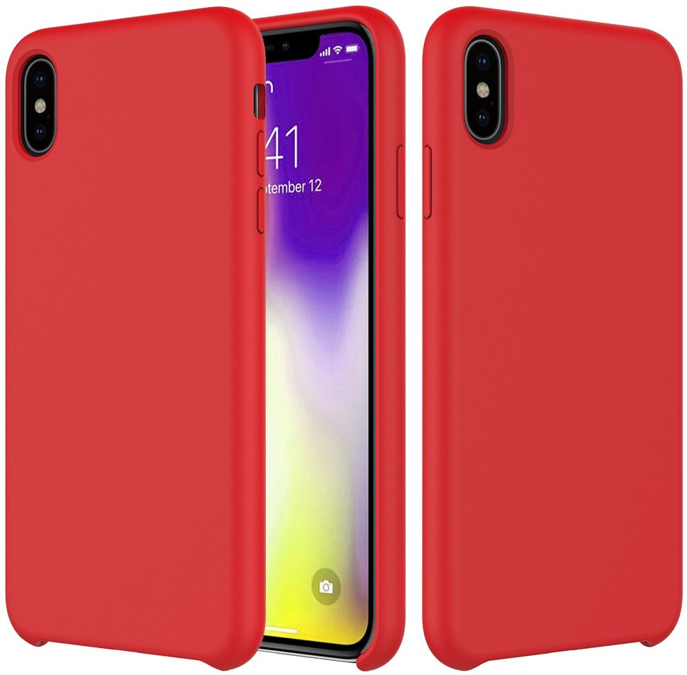 Epico Silicone for iPhone XS Max - red Phone Cover