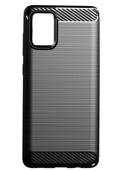 EPICO CARBON Samsung Galaxy A71, Black Phone Cover