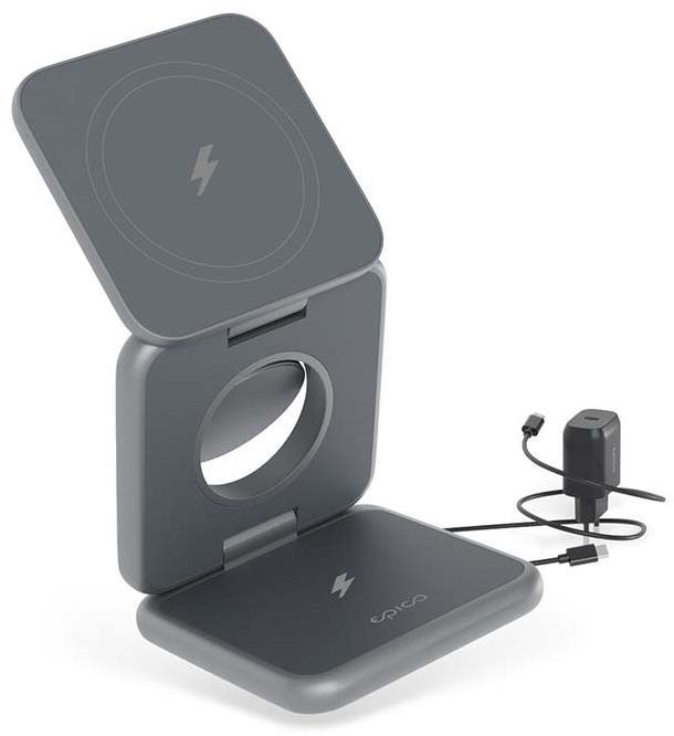 Epico Mag+ faltbares kabelloses Ladegerät mit MagSafe-Unterstützung...