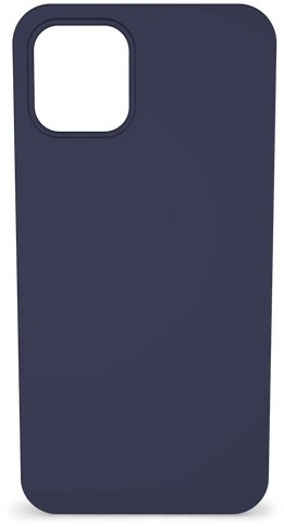 Epico Silicone Case iPhone 12 mini - Dark Blue Phone Cover