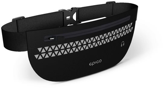 Epico Running Pouch fekete tok Mobiltelefon tok