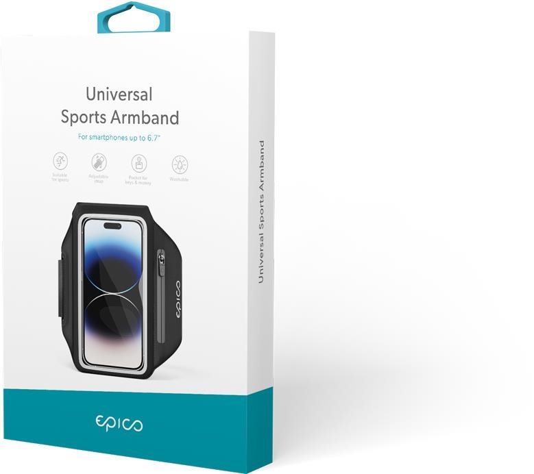 Epico Universal Sports Armband 6.7" - fekete flip tok Mobiltelefon...