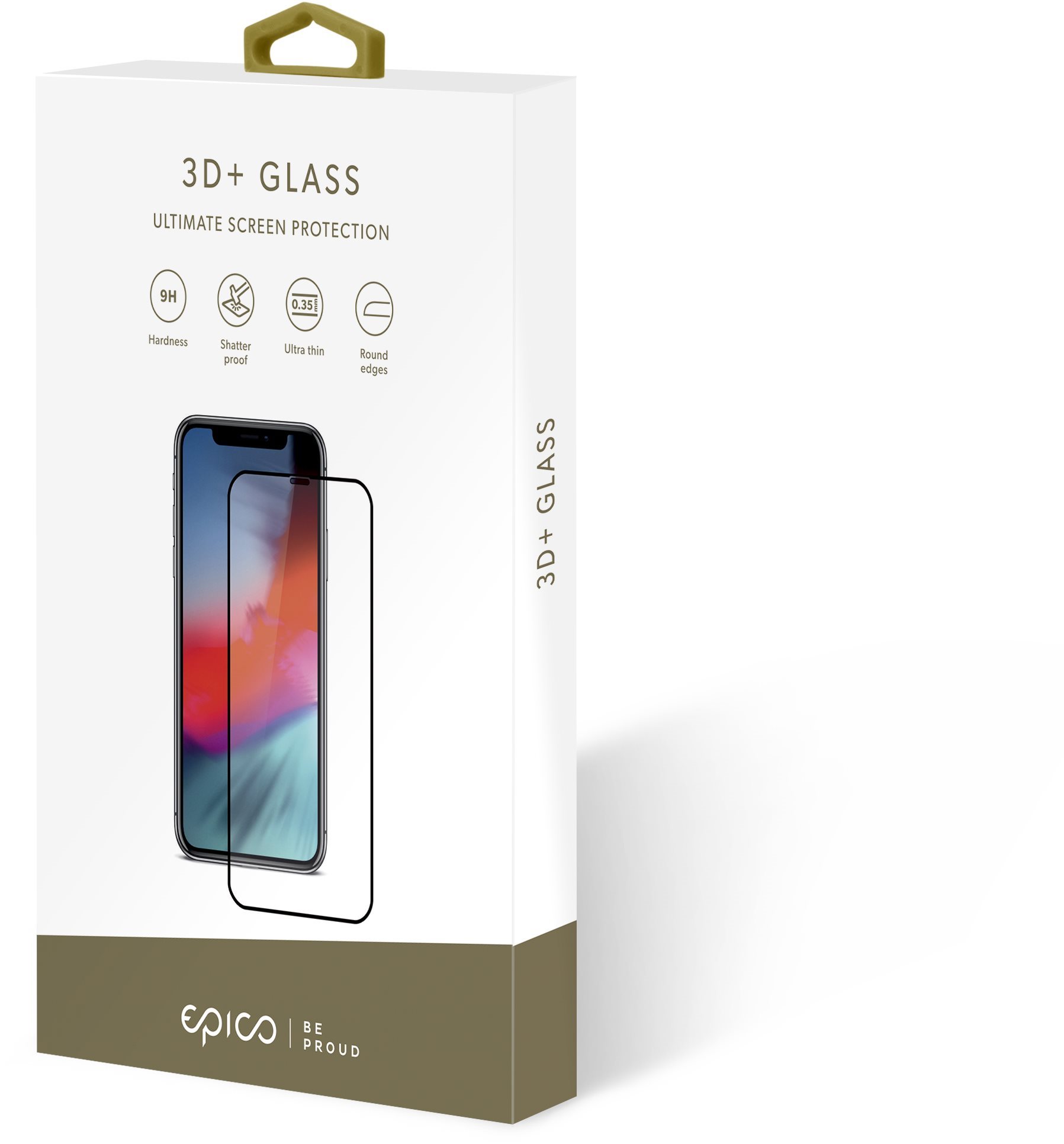 Epico Glass 3D+ for Sony Xperia XZ3 - Black Glass Screen Protector