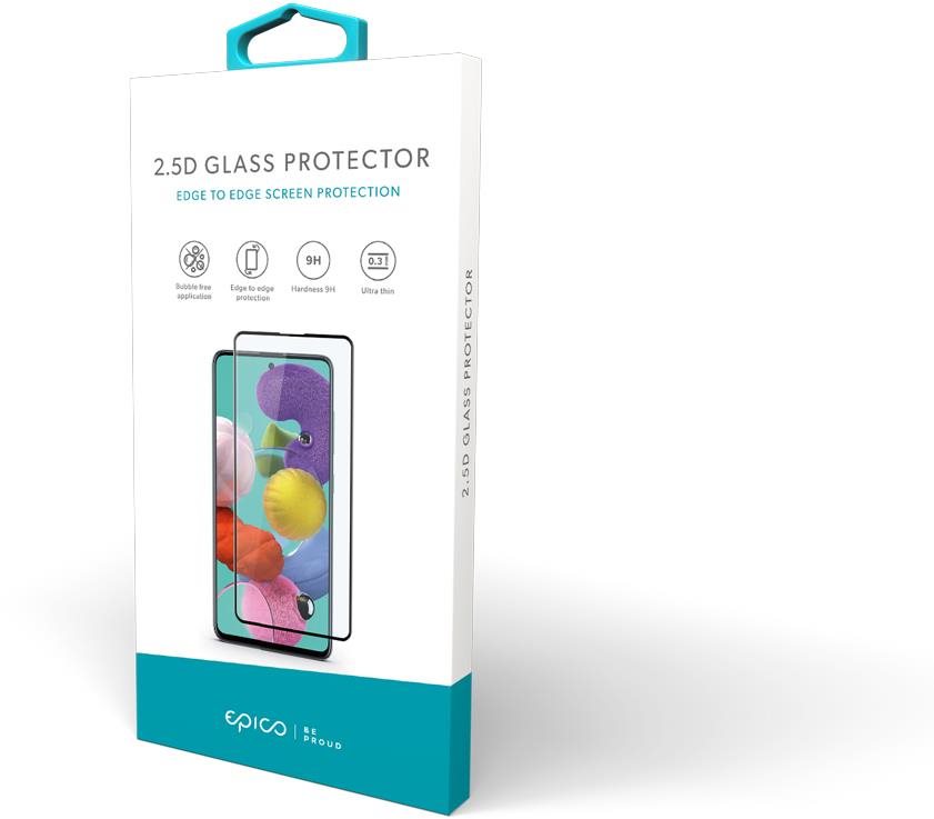 Epico 2.5D ochranné sklo pre Samsung Galaxy A23 – čierne Ochranné...
