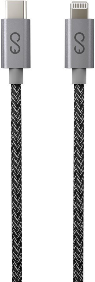 Epico Fabric Braided Cable C to Lightning 1.8m 2020 - Space Grey...