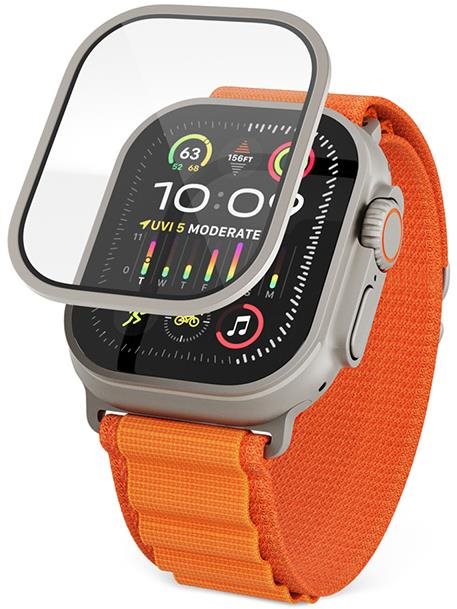 Epico safírové na Apple Watch Ultra 49 mm – strieborné Ochranné sklo