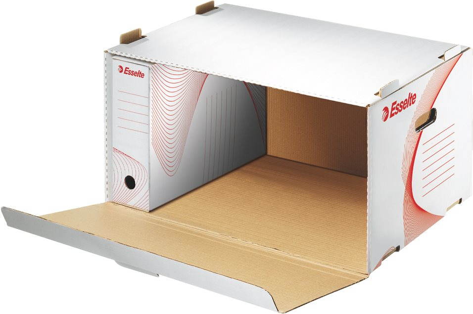 Esselte Standard 36 x 25,8 x 54 cm, biela Archivačná krabica