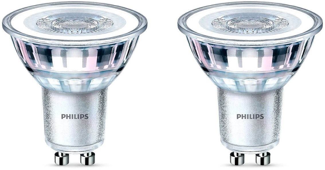 Philips LEDClassic 4,6 – 50 W, GU10, 2700 K, Súprava 2 ks LED...