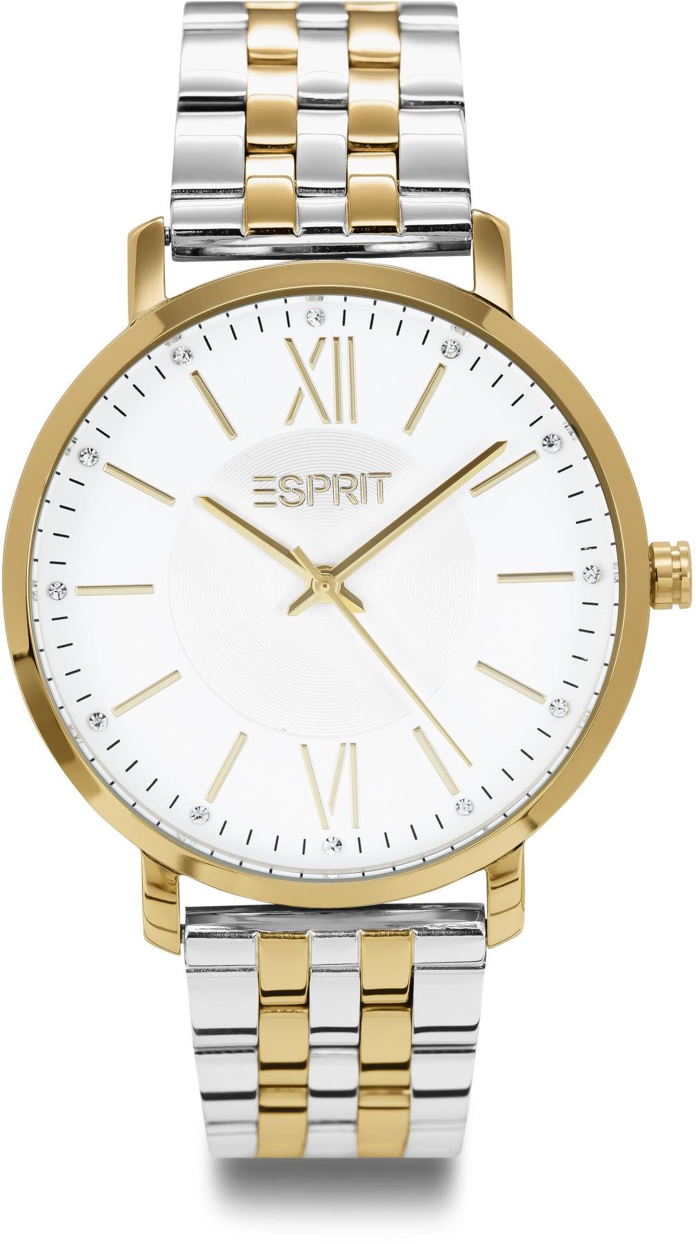 Esprit ESLW23760YG strieborno-zlaté Dámske hodinky