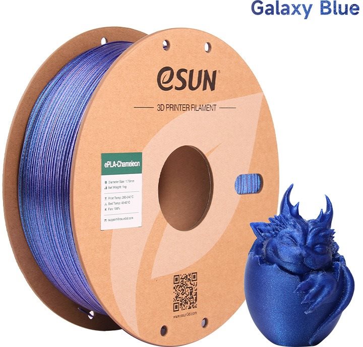 eSUN ePLA-Chameleon-galaxy blue Filament