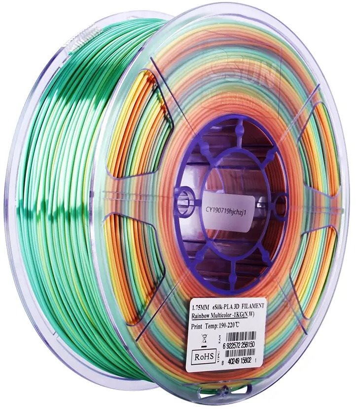 eSUN eSilk-PLA rainbow 1kg Filament