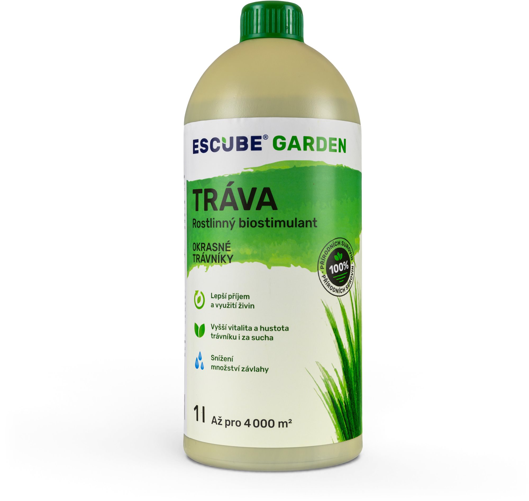 Escube Garden prírodný biostimulant a hydroabsorbent – tráva, 1000...