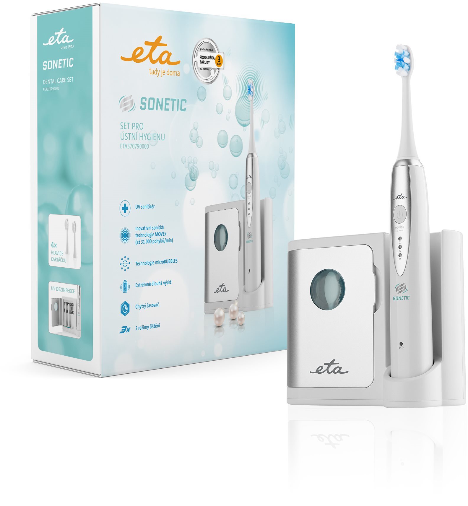 ETA Sonetic 170790000 Elektrická zubná kefka