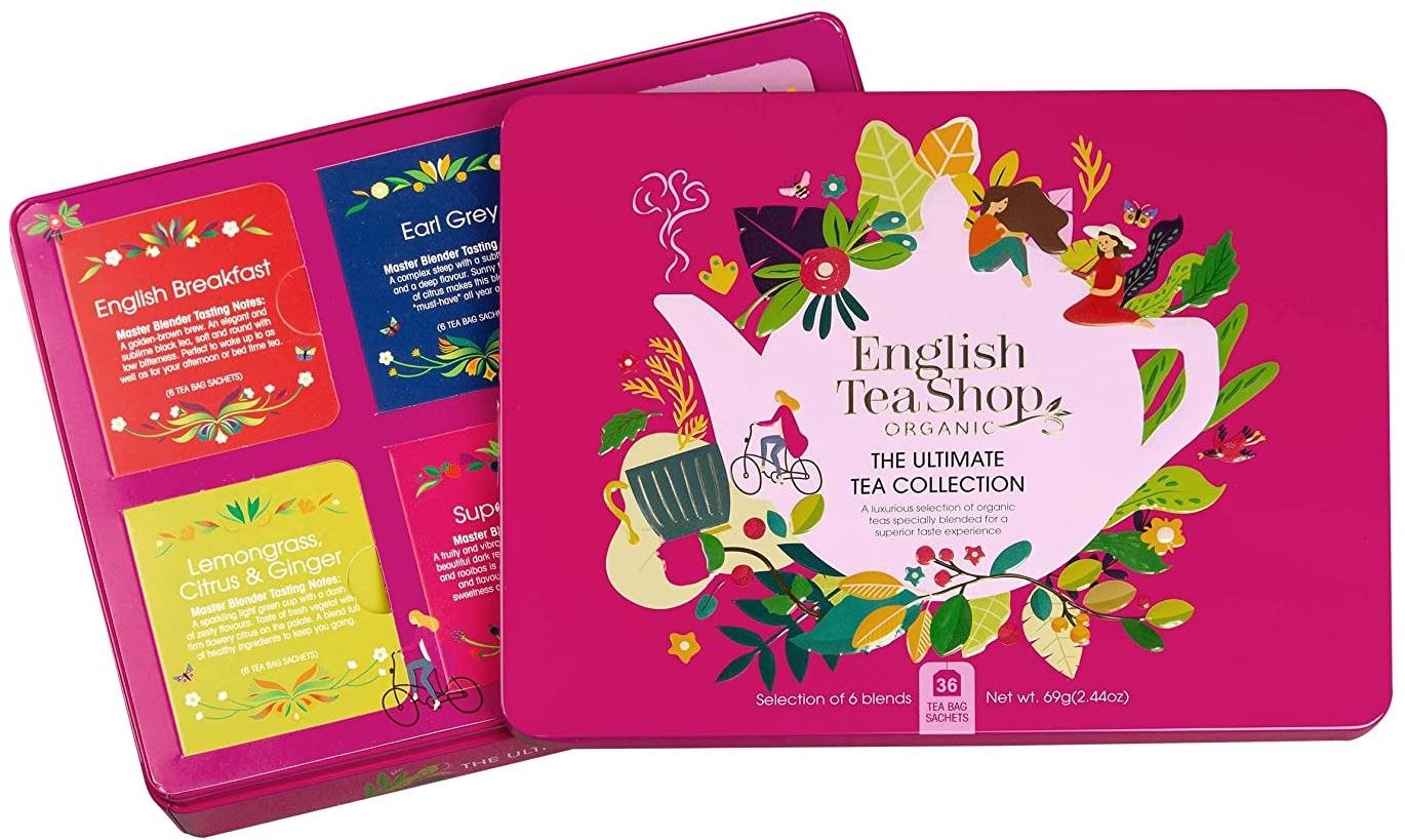 English Tea Shop Klasszikus tea fémdobozban, 36 tasak Tea