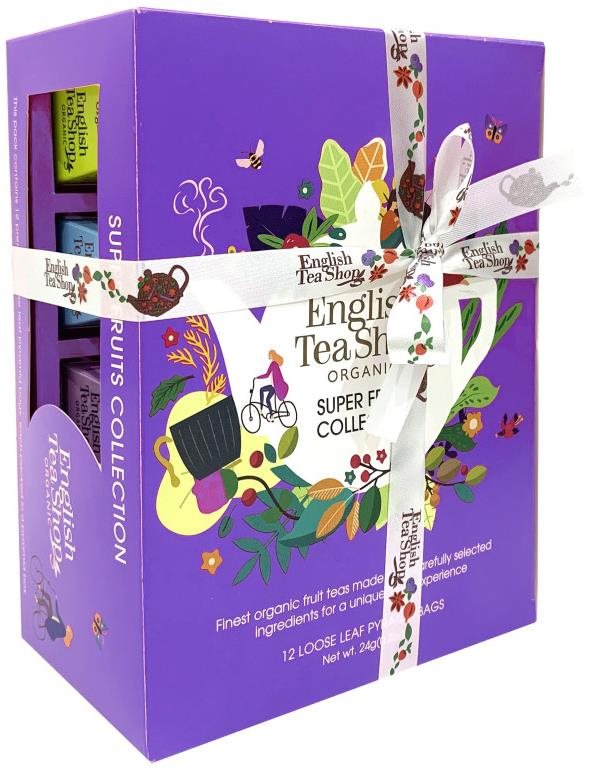 English Tea Shop Szuper gyümölcsös kollekció - 12 piramis, bio Tea