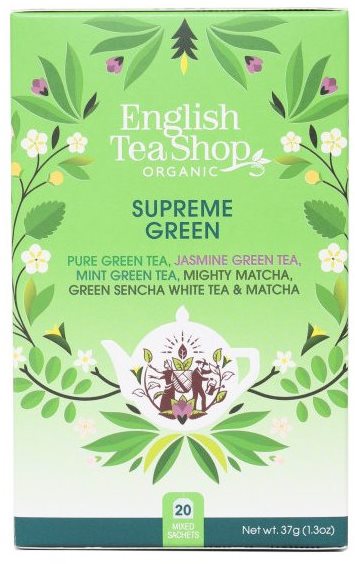 English Tea Shop Bio Kiváló zöld teaválogatás, 37 g, 20 db ETS20 Tea
