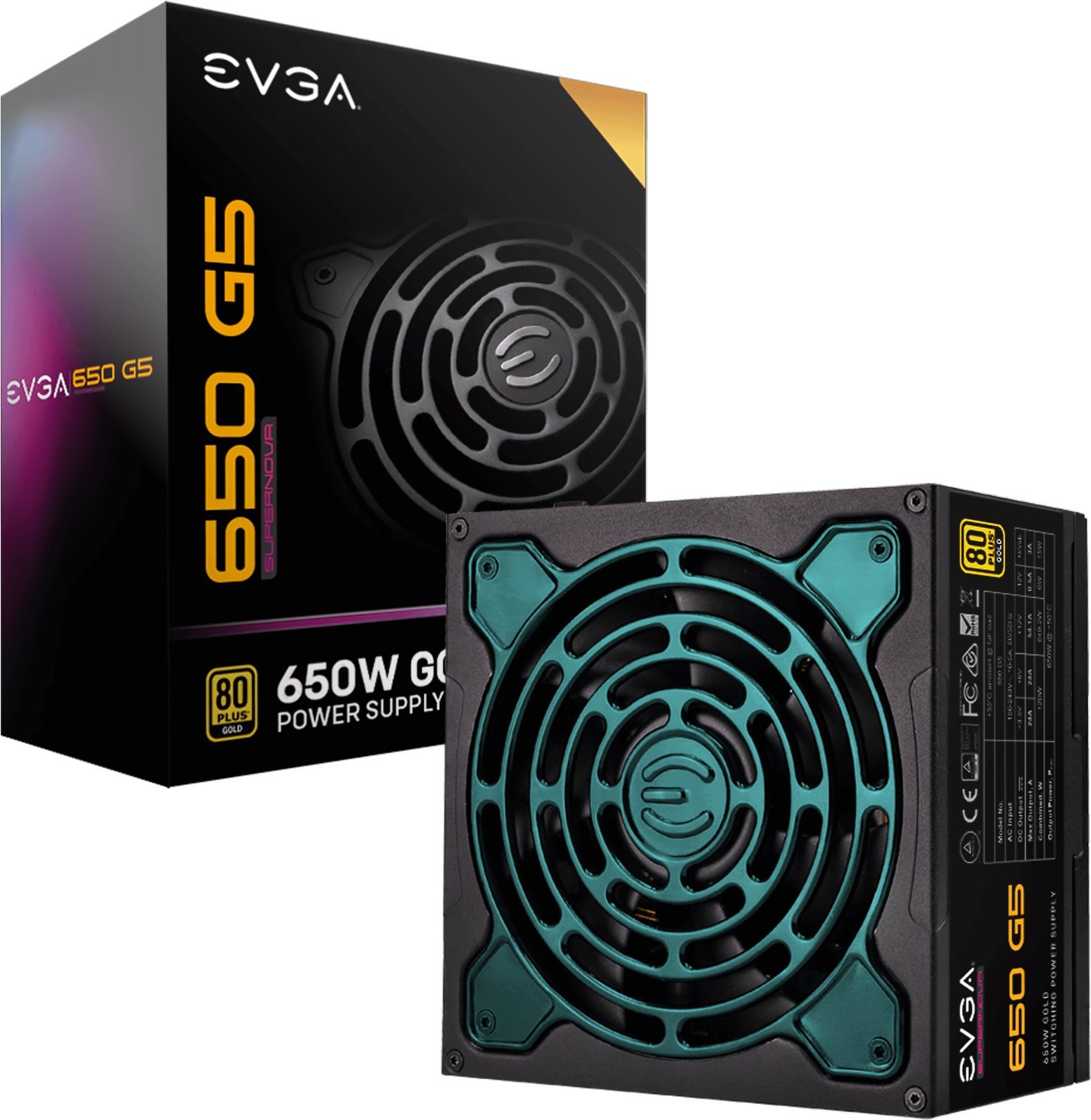 EVGA SuperNOVA 650 G5 PC Power Supply