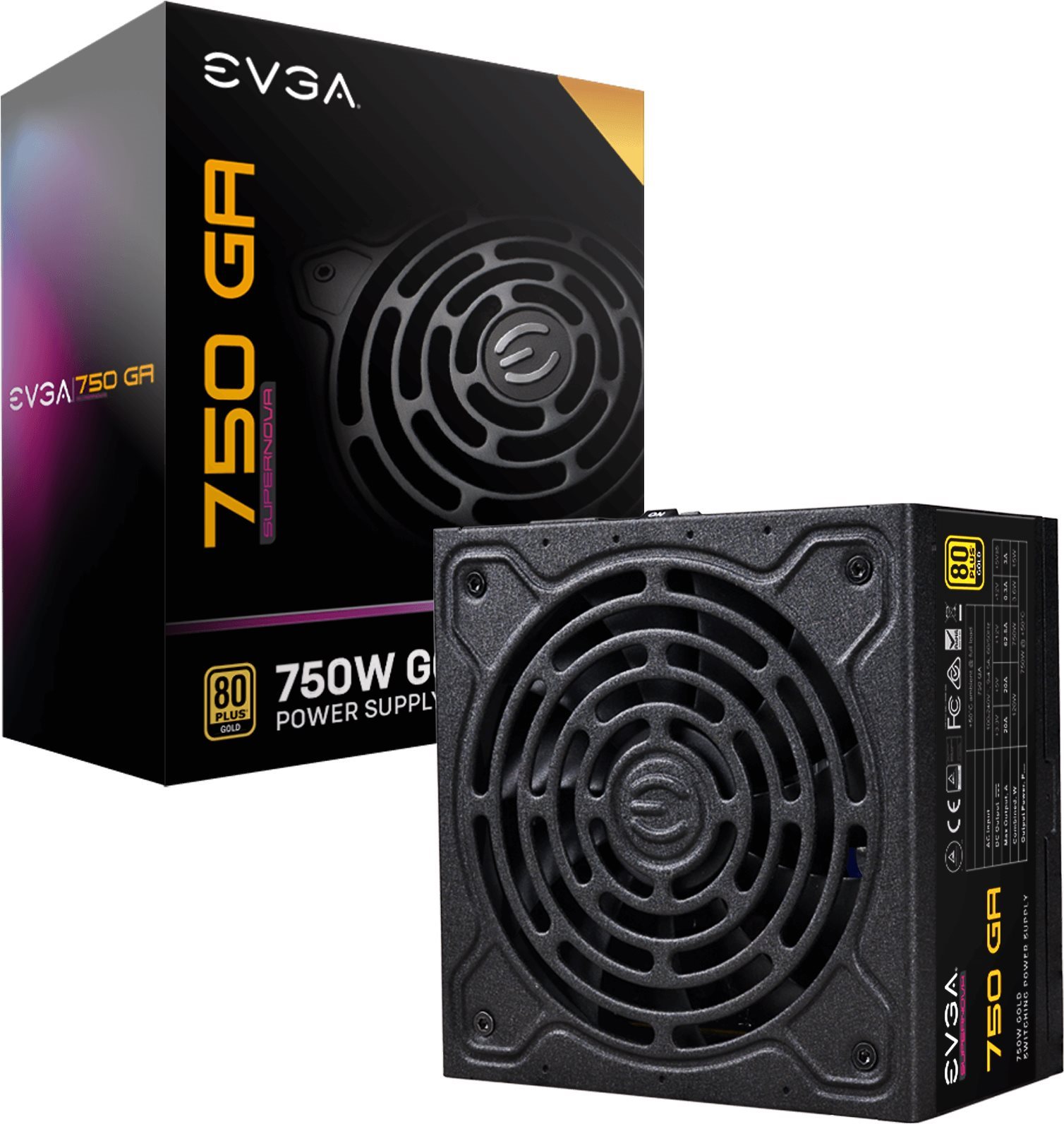 EVGA SuperNOVA 750 GA PC Power Supply
