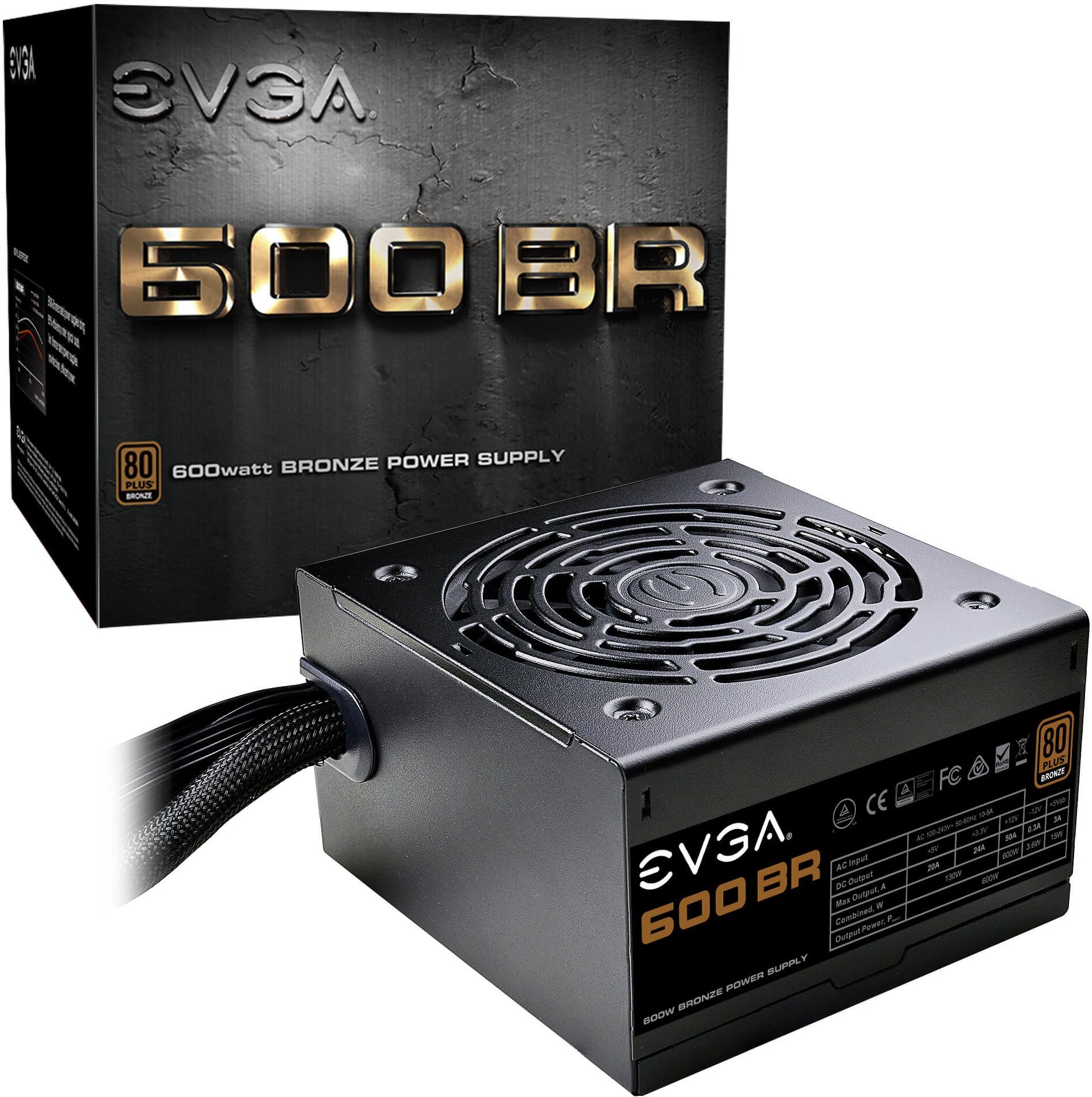 EVGA 600 BR PC Power Supply