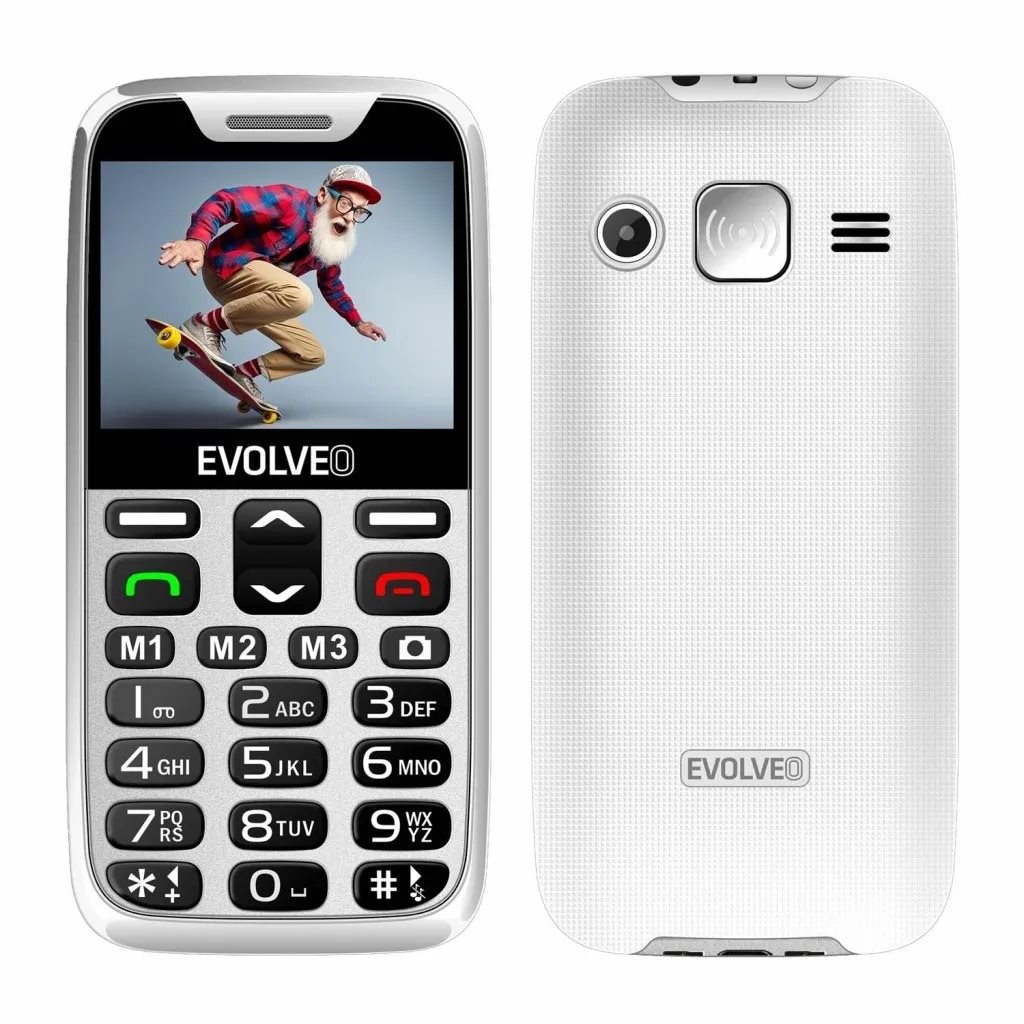 EVOLVEO EasyPhone XD biely Mobilný telefón