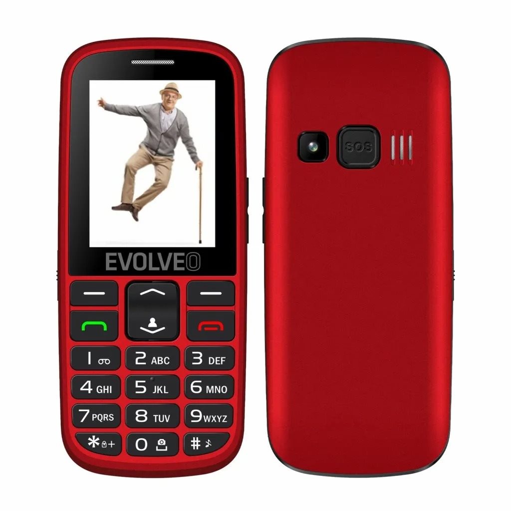 EVOLVEO EasyPhone EG červený Mobilný telefón