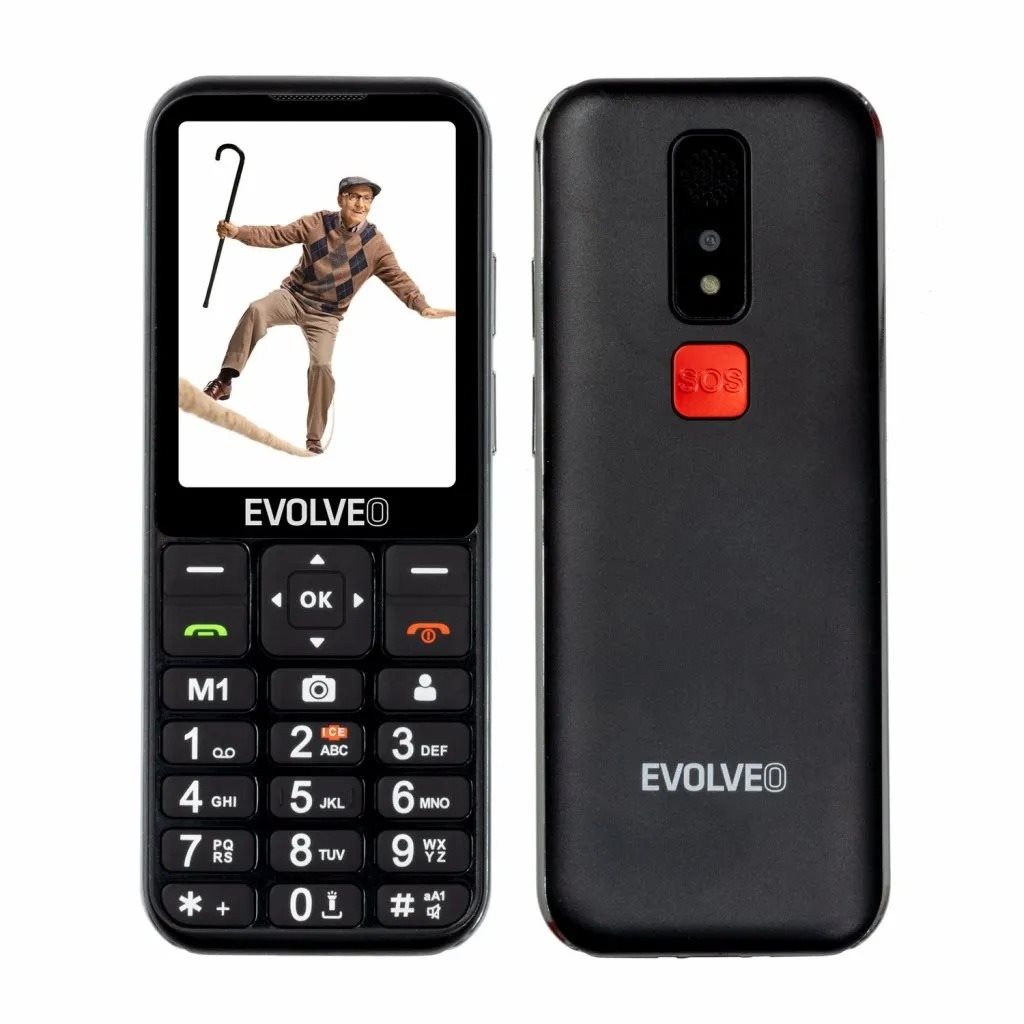 EVOLVEO EasyPhone LT čierny Mobilný telefón