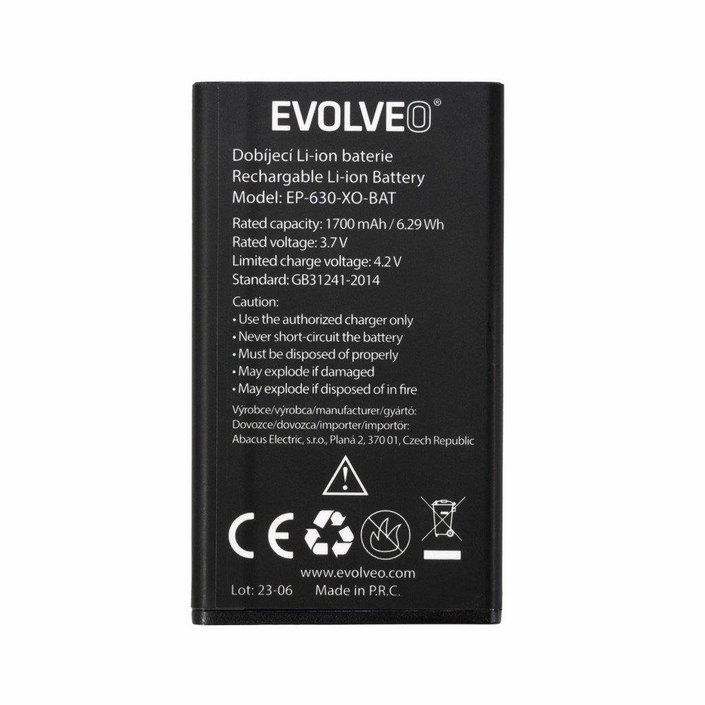 EVOLVEO EasyPhone XO, originálna batéria, 1700 mAh Batéria do mobilu