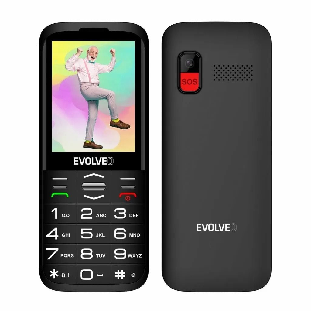 EVOLVEO EasyPhone XO čierny Mobilný telefón