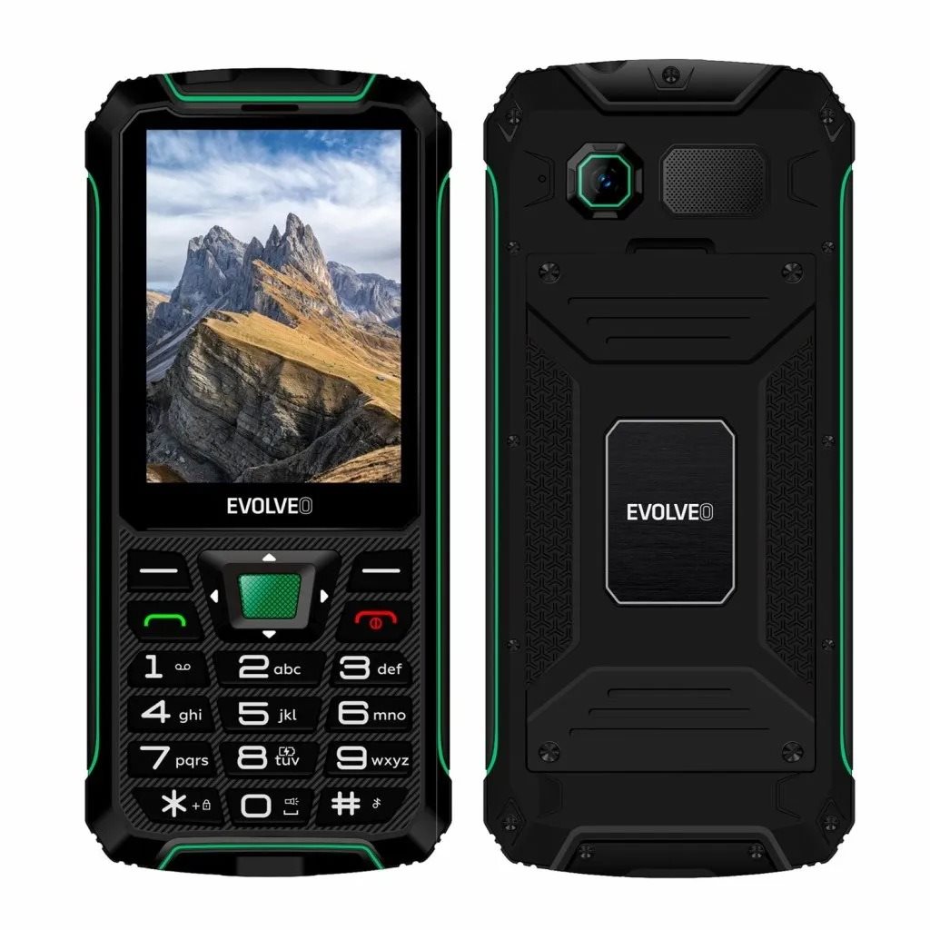 EVOLVEO StrongPhone W4 zelený Mobilný telefón