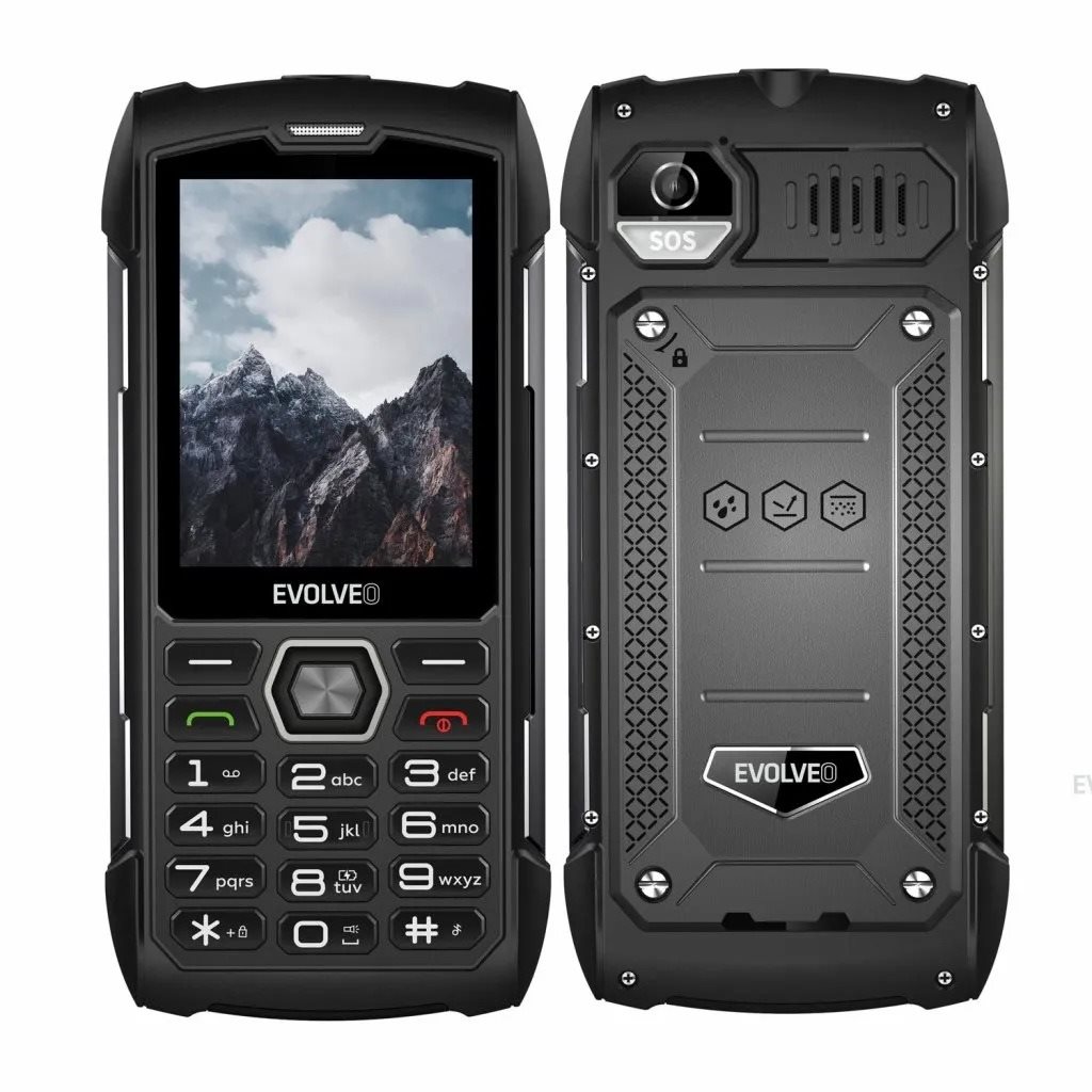 EVOLVEO StrongPhone H1 čierno-sivá Mobilný telefón