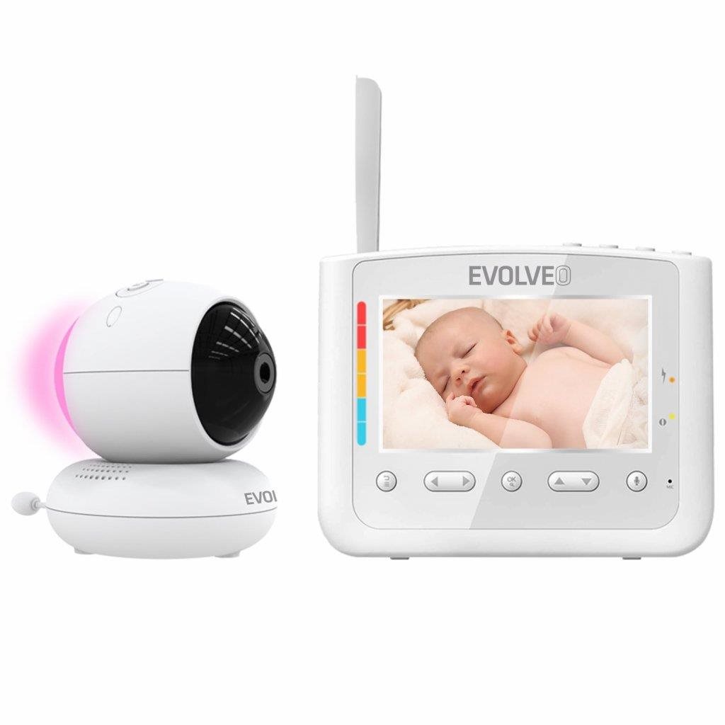 Babyphone mit Nachtlicht und drehbarer Kamera EVOLVEO NL4 Babyphone
