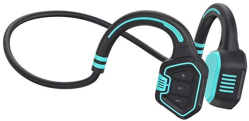 EVOLVEO BoneSwim MP3 16GB modré Bezdrôtové slúchadlá