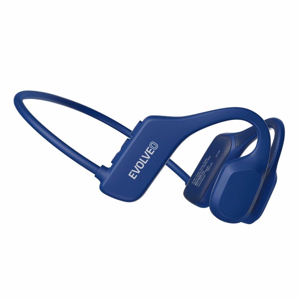 EVOLVEO BoneSwim Lite MP3 8 GB modré Bezdrôtové slúchadlá