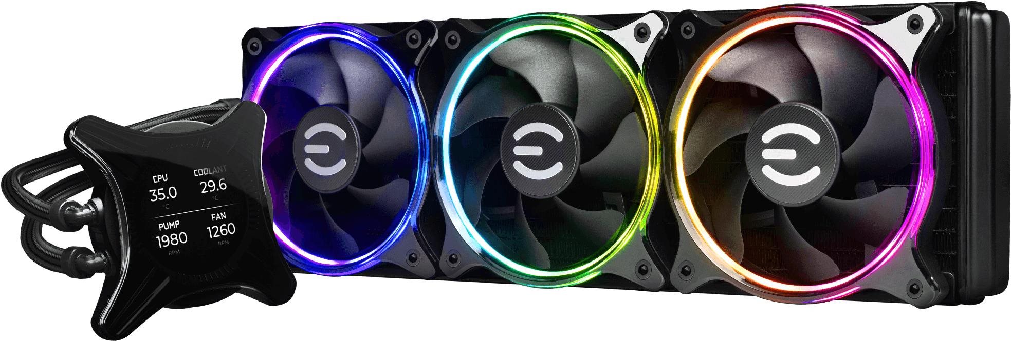 EVGA CLCx 360mm LCD ARGB Vodné chladenie